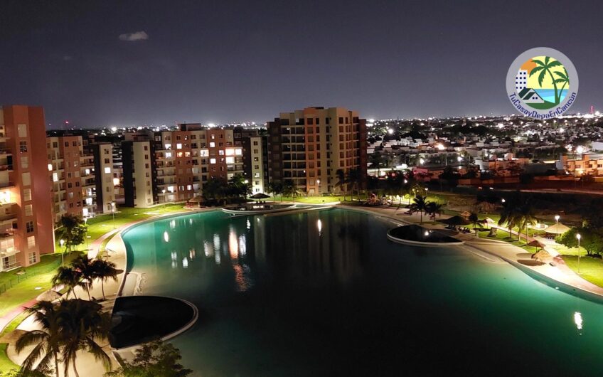 Venta de Departamento en Cancún, 3 Recs. Planta Baja, Amueblado, a 15 min. de la zona hotelera, en el Polígono Sur de Cancún